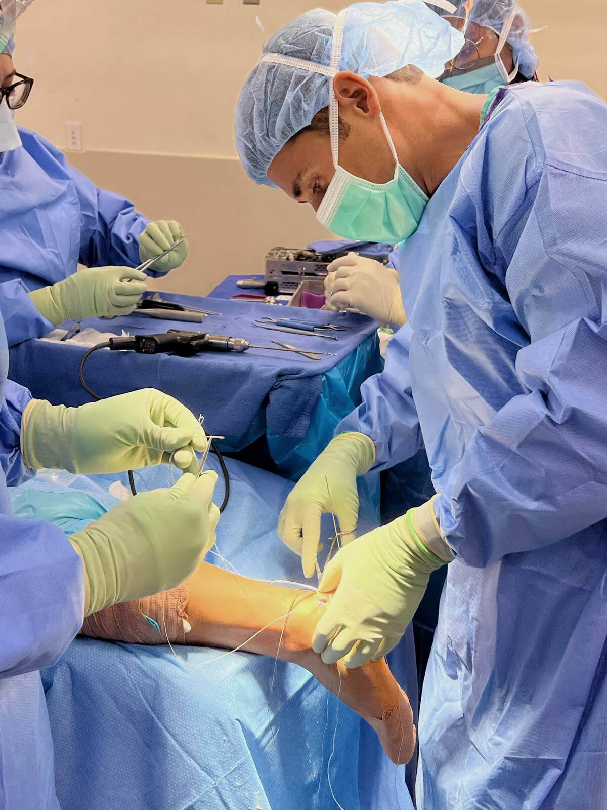 Dr. Efremov in surgery